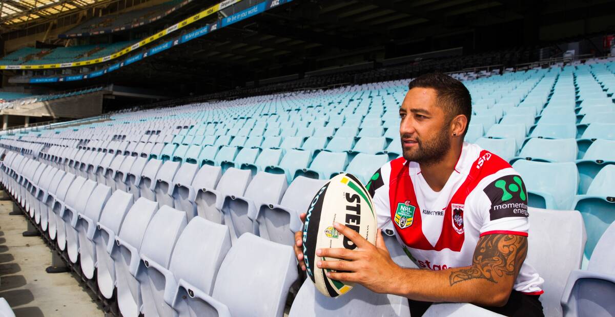 CURTAIN CALL: His career may not end on his terms but Benji Marshall will be remembered as one of the all-time great entertainers. Picture: Edwina Pickles