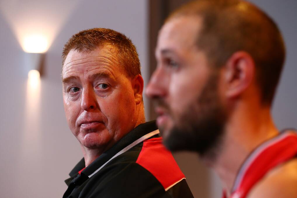 TO THE POINT: Illawarra coach Rob Beveridge didn't mince words following his side's defeat to Perth on Sunday. Picture: Getty Images