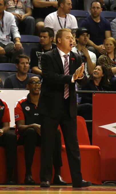 BLAST: Hawks coach Rob Beveridge said his side must address deficiencies in rebounding and defence after their 99-96 loss to Perth on Wednesday. Picture: Sylvia Liber.