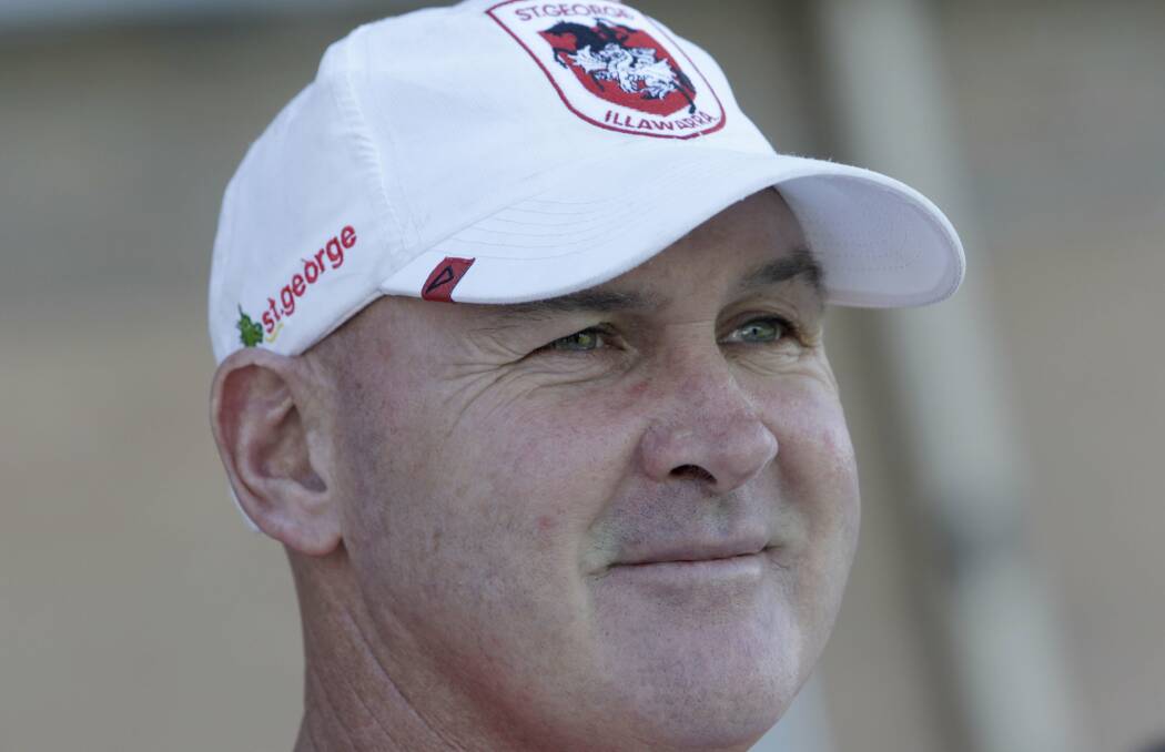 ALL SMILES: St George Illawarra coach Paul McGregor has found plenty to smile about in reviewing the Dragons 2015 campaign. Picture: Andy Zakeli