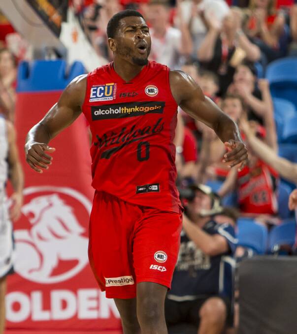KEY MAN: Wildcats guard Jermaine Beal has averaged 22 points in three games against Illawarra this season including 26 when they last met in Wollongong. He'll be looking to torment them again on Thursday. Picture: NBL