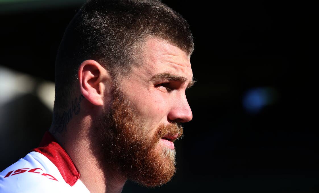 WAITING GAME: Dragons coach Paul McGregor is in no rush to decide where he will play star back Josh Dugan next season. Picture: James Alcock