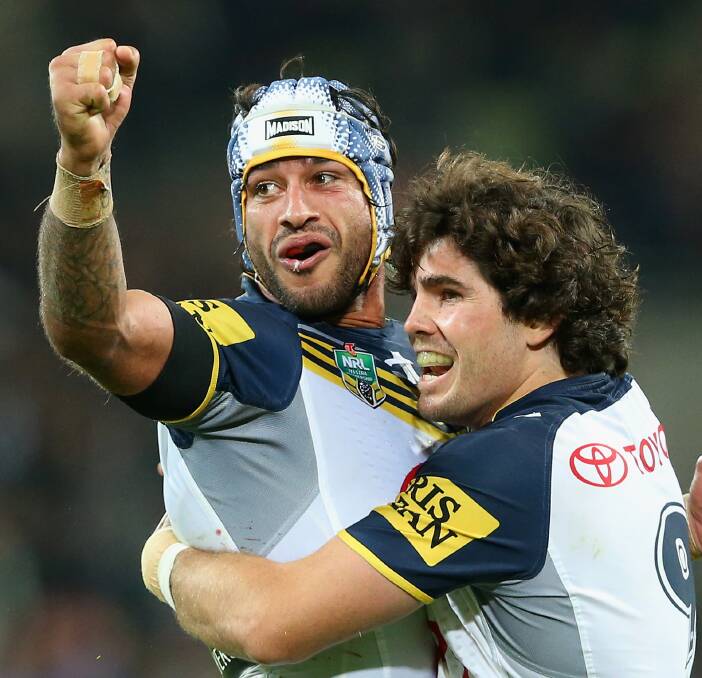 LEGEND: Rugby league immortality awaits for North Queensland star Jonathan Thurston if he can steer the Cowboys to victory over the Broncos in Sunday's NRL grand final. Picture: Getty Images