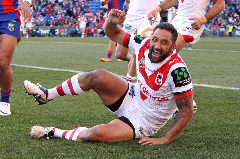 St George Illawarra coach Paul McGregor has encouraged Benji Marshall to keep backing himself after his return to form in the Dragons' 30-18 win over Newcastle. Picture: Getty Images