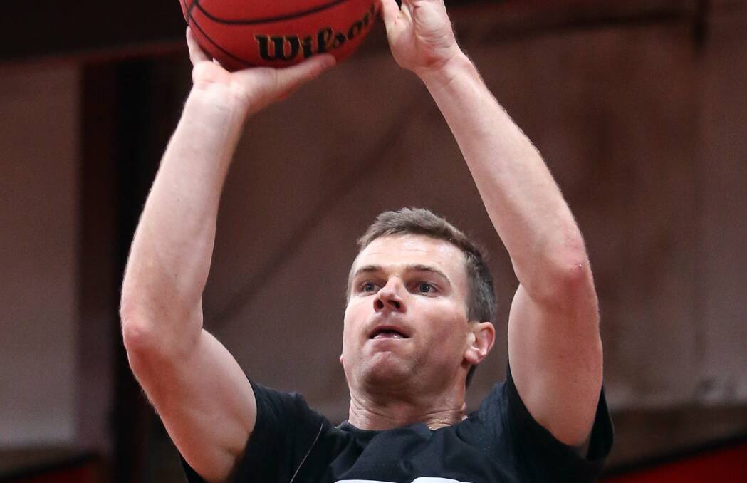 LOOKING UP: Former league MVP Kirk Penney liked what he saw in the Hawks 105-95 victory over the Adelaide 36rs at Shoalhaven on Saturday. Picture: Rob Peet.