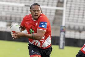 Luciano Leilua hasn't had long to wait to come up against his former mclub the Cowboys. Picture Dragons Media