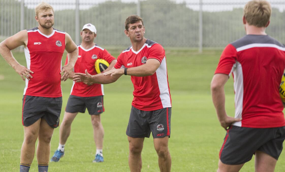 EMPATHY: Illawarra coach Jason Demetriou's early career as a part-timer has helped him build a strong culture at the Cutters. Picture: Blake Edwards