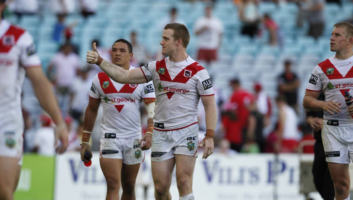 RED V DEVOTEE: St George Illawarra club-captain Ben Creagh says retiring a one-club player is his greatest source of pride. Picture: Chris Chan