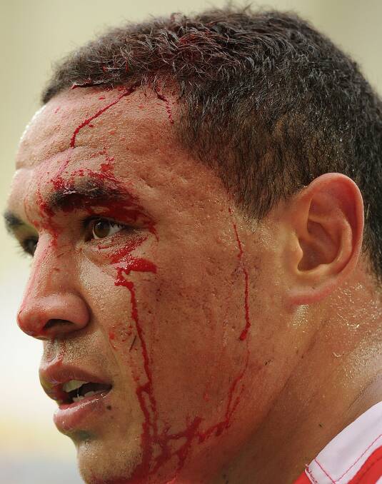 BACK: Tyson Frizell will play for the Dragons on Saturday after being released from NSW camp. Picture: Getty Images