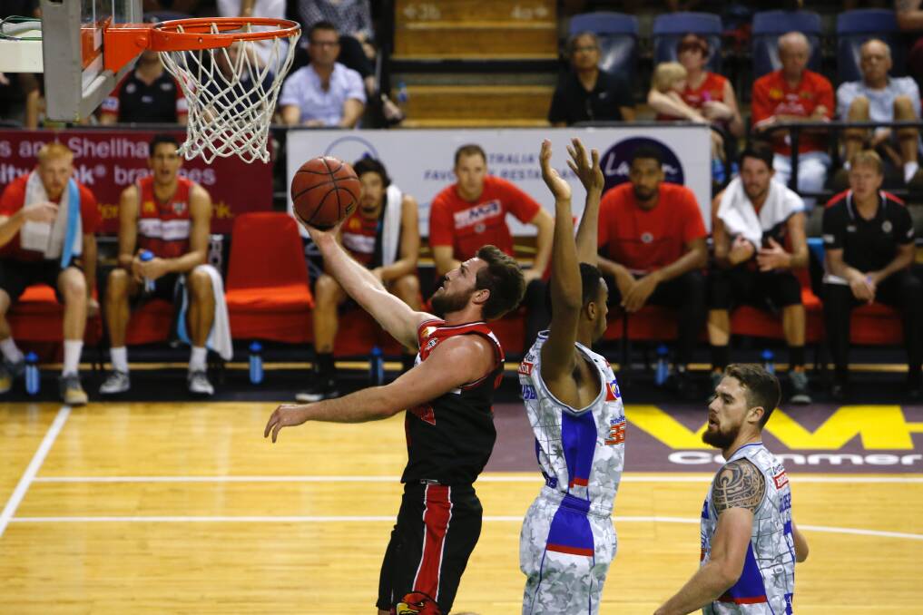 STANDOUT: Hawks guard Mitch Norton scored a season-high 17 points as Illawarra kept their NBL title hopes alive against Adelaide 36ers. Picture: ADAM McLEAN