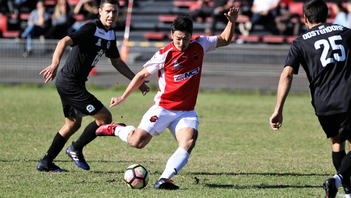 STAYING PUT: Wollongong striker Yuzo Tashiro has penned a new one year deal with the Wolves for the 2018 NSW NPL Men's 1 season. Picture: PEDRO GARCIA
