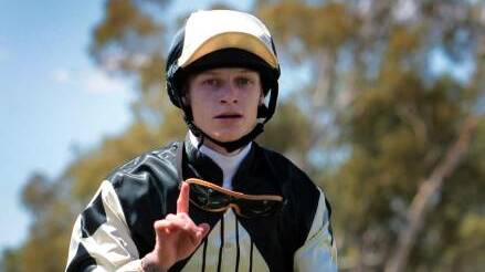 RISING STAR: Apprentice hoop Blake McDougall scored on Too Chic at Kembla Grange on Tuesday for Wade Slinkard. Picture: LES SMITH