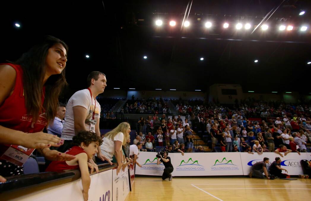 BIG STAGE: Illawarra Hawks fans should come out in their numbers at WIN Entertainment Centre around finals time. Picture: ADAM McLEAN
