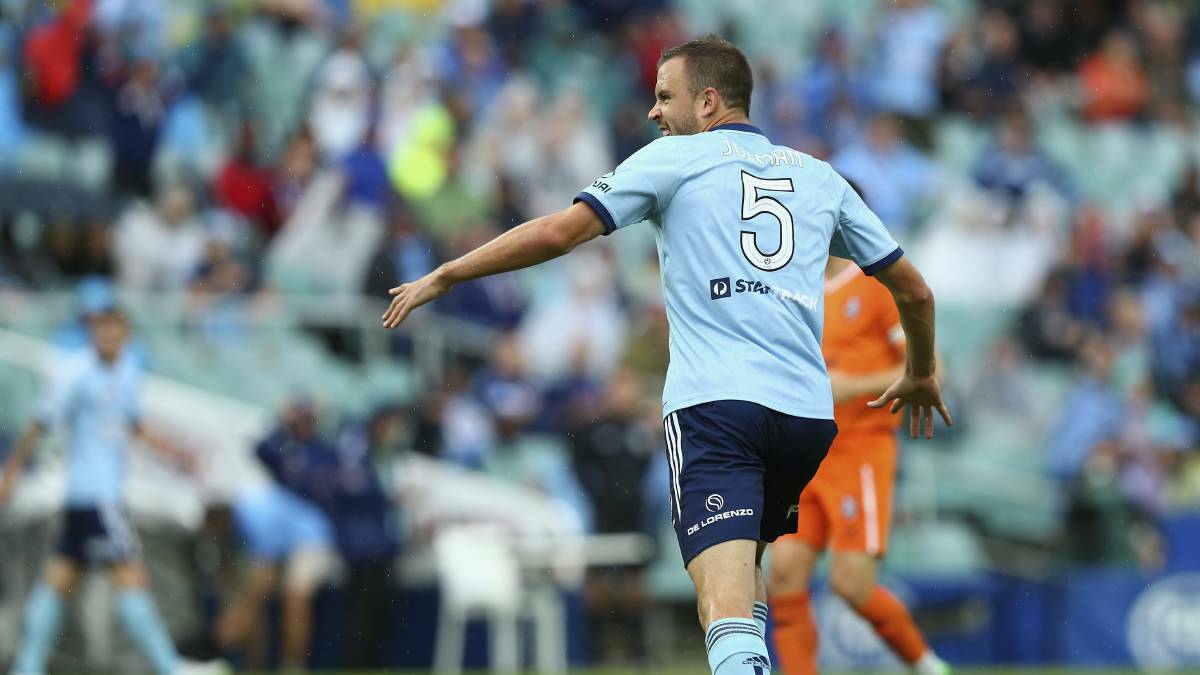 STANDOUT: Matt Jurman was named Sydney FC's Player of the Year on Friday.