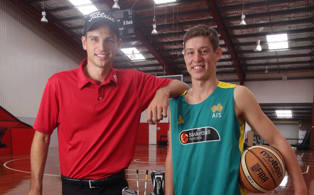 STARS IN THE MAKING: Brothers Jordan and Kyle Zunic are on a path to the top of their respective sports. Picture: ROBERT PEET