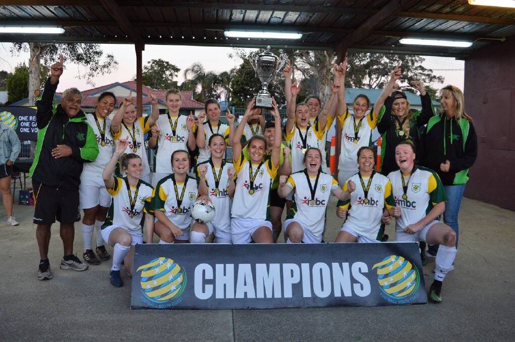 CHAMPIONS: Albion Park women's division one picked up their third title of the season by beating Tarrawanna in Sunday's grand final. 