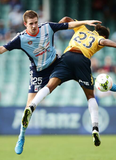 DEFENDER: Helensburgh's Aaron Calver will play for Sydney FC.
