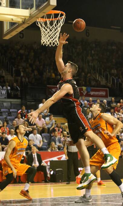 TOP FORM: AJ Ogilvy was almost unstoppable in Friday's home victory over Cairns Taipans. Picture: ROBERT PEET