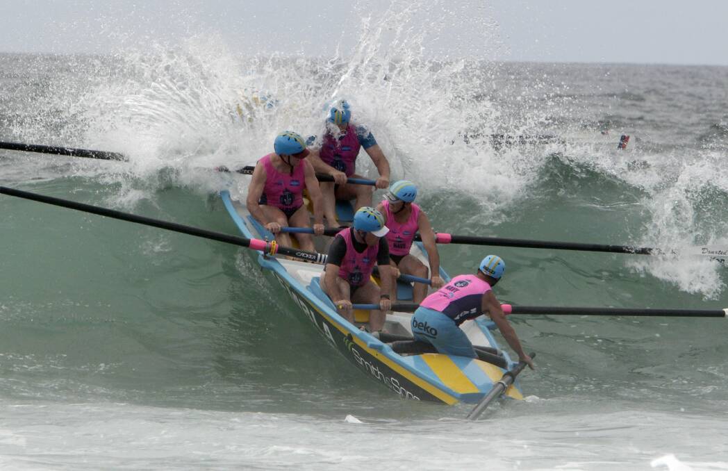 WET AND WILD: Hundreds of surf boating competitors will take centre stage at Mollymook this weekend. Picture: ANDY ZAKELI