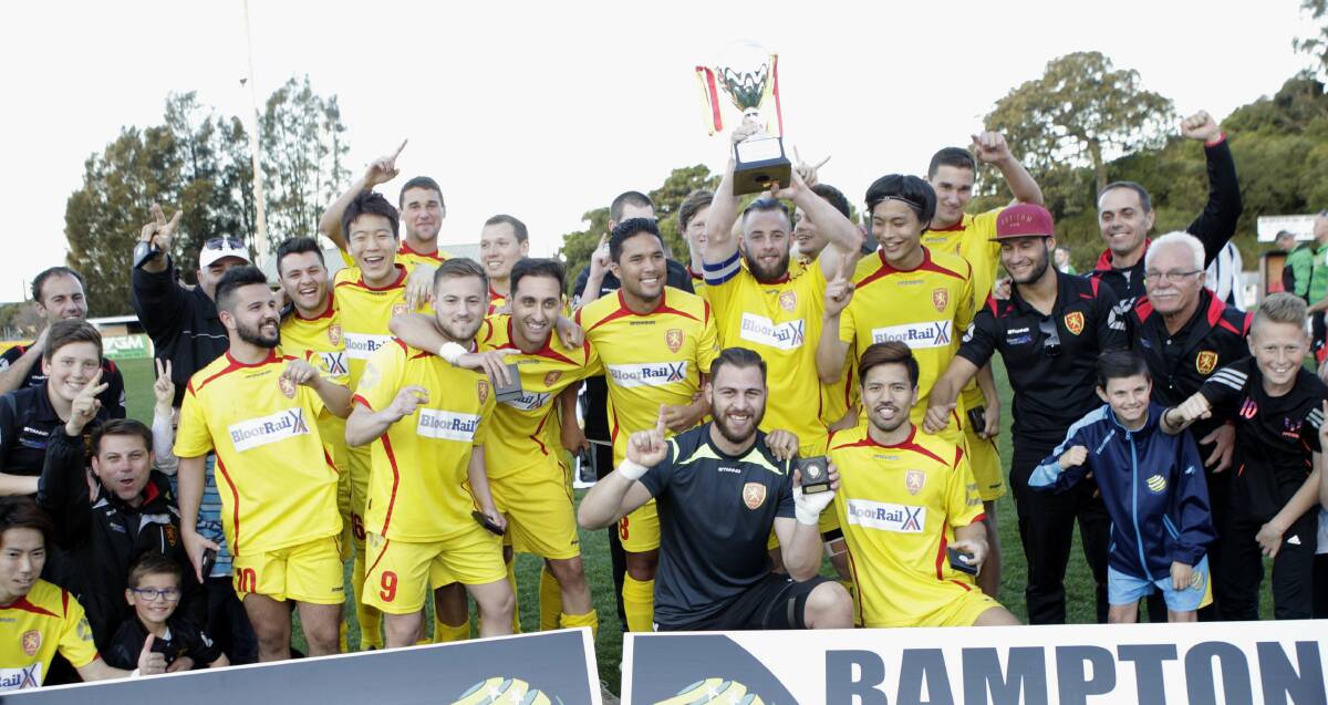DOUBLE UP: Wollongong United have won the past two Bert Bampton Cup finals and will still have a chance to make it three. Picture: ANDY ZAKELI
