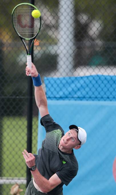 Serve it up: Thirroul's Blake Mott will be the No.1 seed for the Wollongong International, which starts at Beaton Park on Tuesday. 