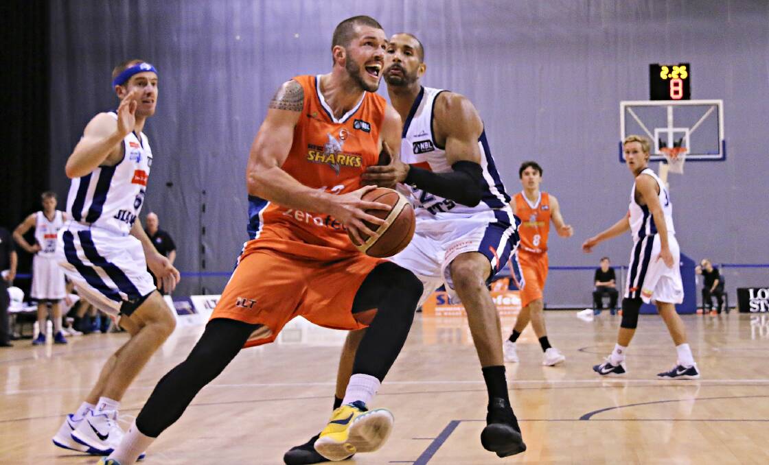 BIG BREAK: Former Tiger James Hunter, in action for the Southland Sharks, will line-up for the Breakers this season. Picture: MONICA TORETTO
