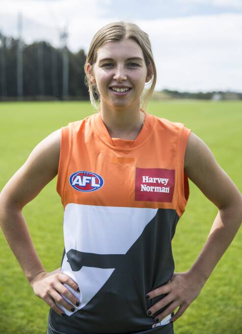 GIANT STRIDE: GWS talent Maddy Collier will be in the women's AFL.