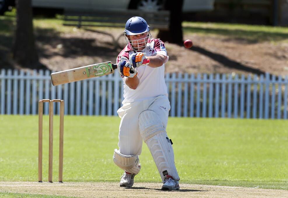 Lead the way: Wollongong captain David Studholme was injured in the victory over Corrimal. 