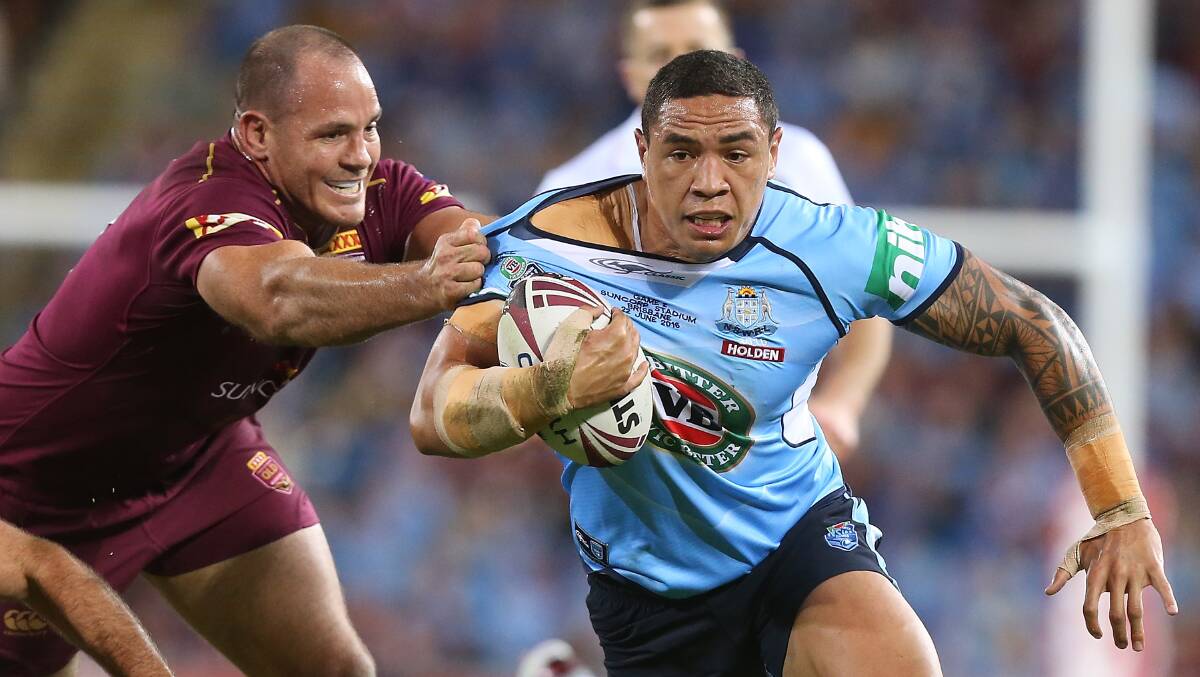 Lead the way: Tyson Frizell was a standout for NSW. 