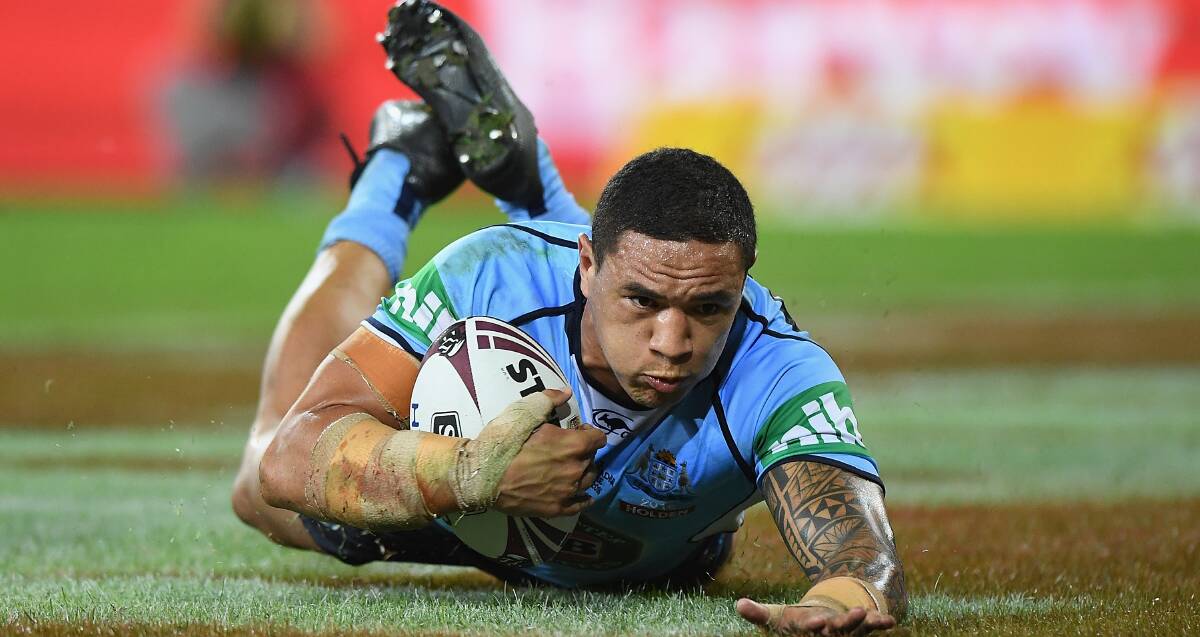 Future proof: Corrimal junior Tyson Frizell is part of NSW's team for game three, as the Blues look to salvage some pride after losing the series. Picture: Getty Images