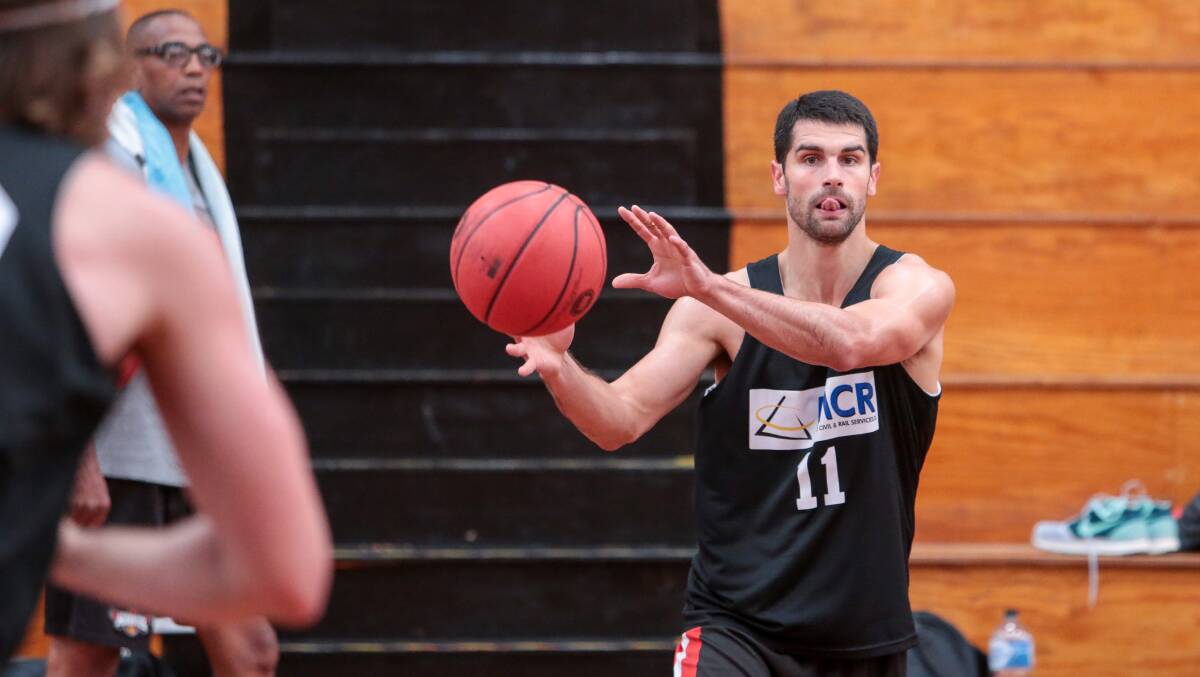 Passed off: Hawks guard Kevin Lisch. Picture: Adam McLean