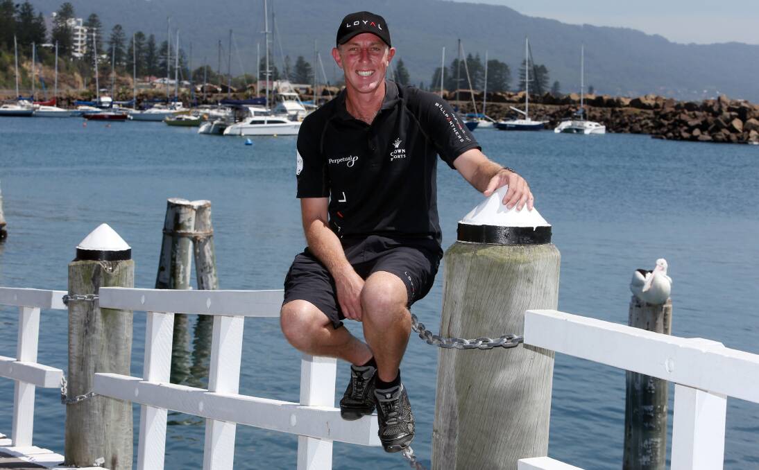 Challenge: Wollongong's Ty Oxley will be part of another Sydney to Hobart campaign on board Perpetual Loyal, preparing for the event with the Big Boat Challenge in Sydney Harbour on Tuesday.