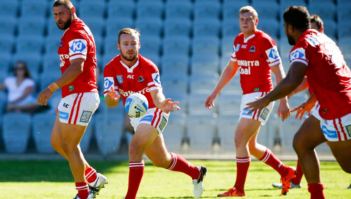 FULLBACK OPTION: Adam Quinlan will wear the Dragons No.1 jersey after playing most of the year with the Illawarra Cutters. Picture: Adam McLean