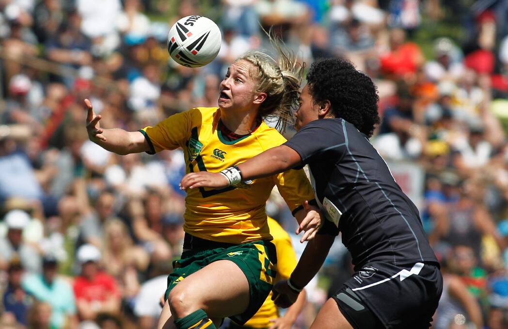 Star power: Australian and NSW representative Kezie Apps will lead the Dragons women's Nines cause against Cronulla at Shark Park later this month. 