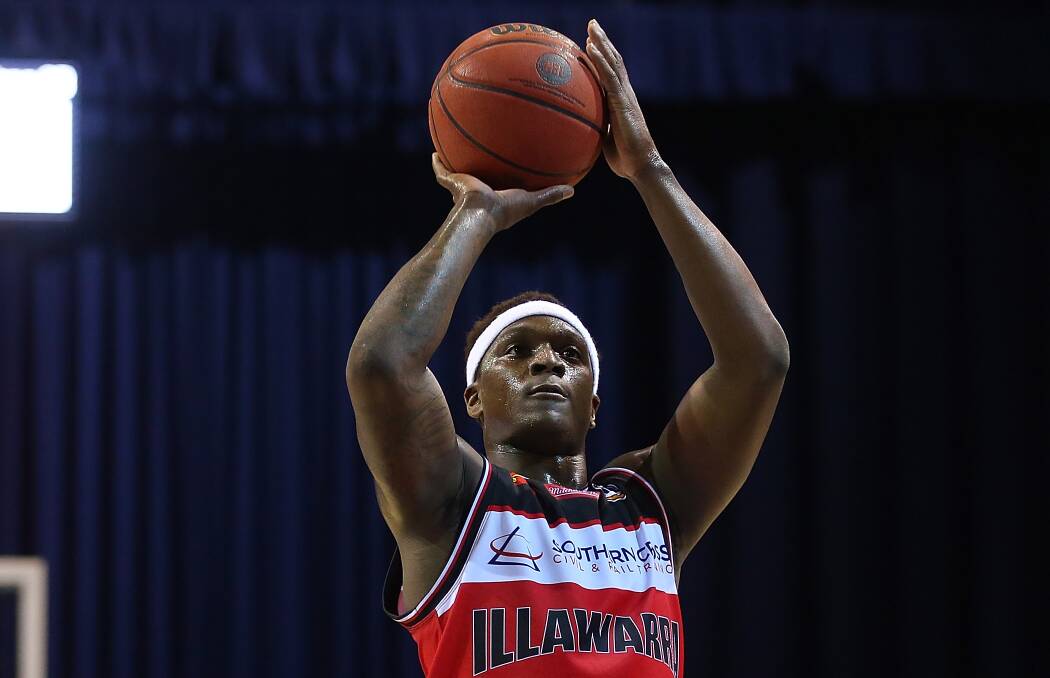 Marvel: Hawks import Marvelle Harris scored 19 points in the Illawarra victory over Perth at the Brisbane NBL pre-season challenge. Picture: Getty Images