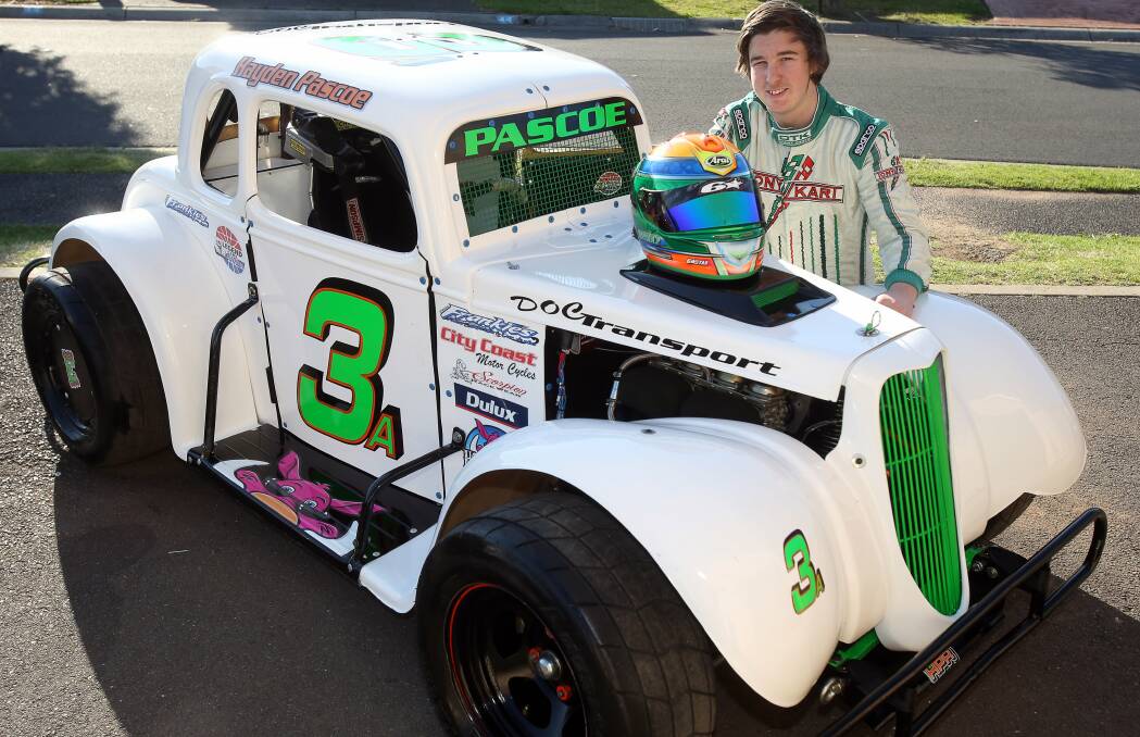 ALL REVVED UP: DAPTO driver Hayden Pascoe is ready to pursue his sprint car dream.