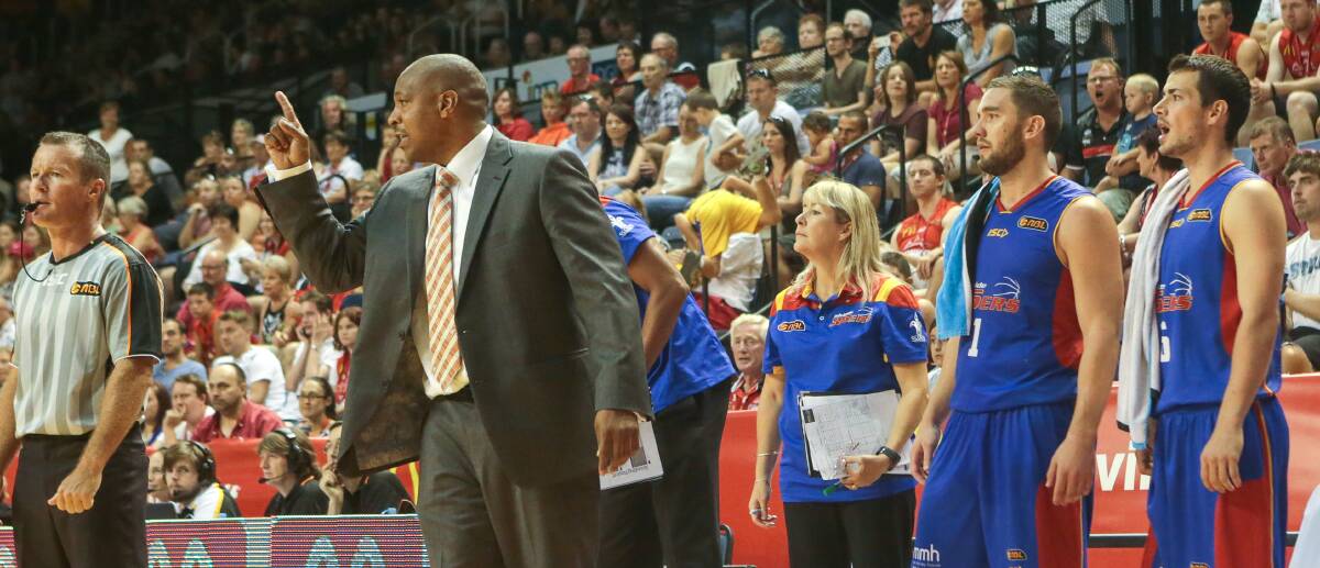 Welcoming party: 36ers coach Joey Wright expects Mitch Creek to be fit to take on the Hawks in Adelaide on Saturday night. 