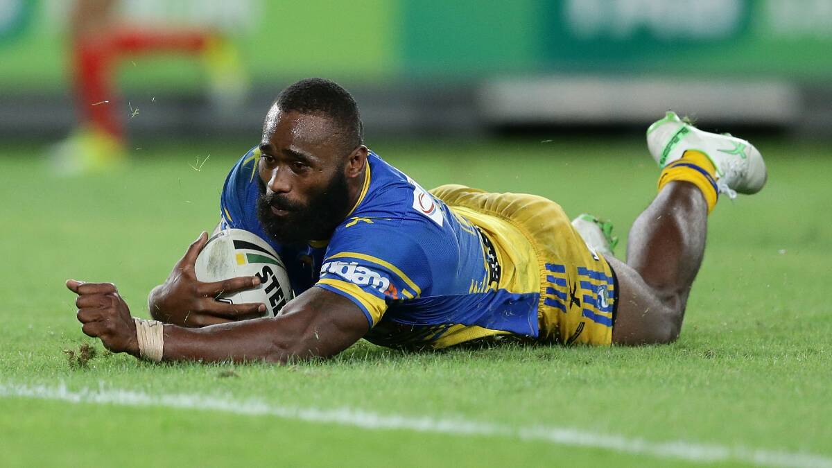 Try time: Sem Radradra will play for Australia in next week's Test against New Zealand. 