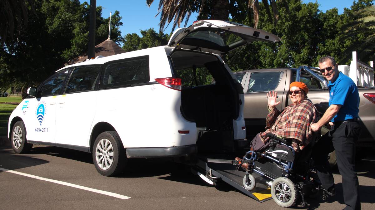 Service with a smile: Illawarra Taxi Network offers a professional transport service for people with disability and can provide assistance through the NDIS.