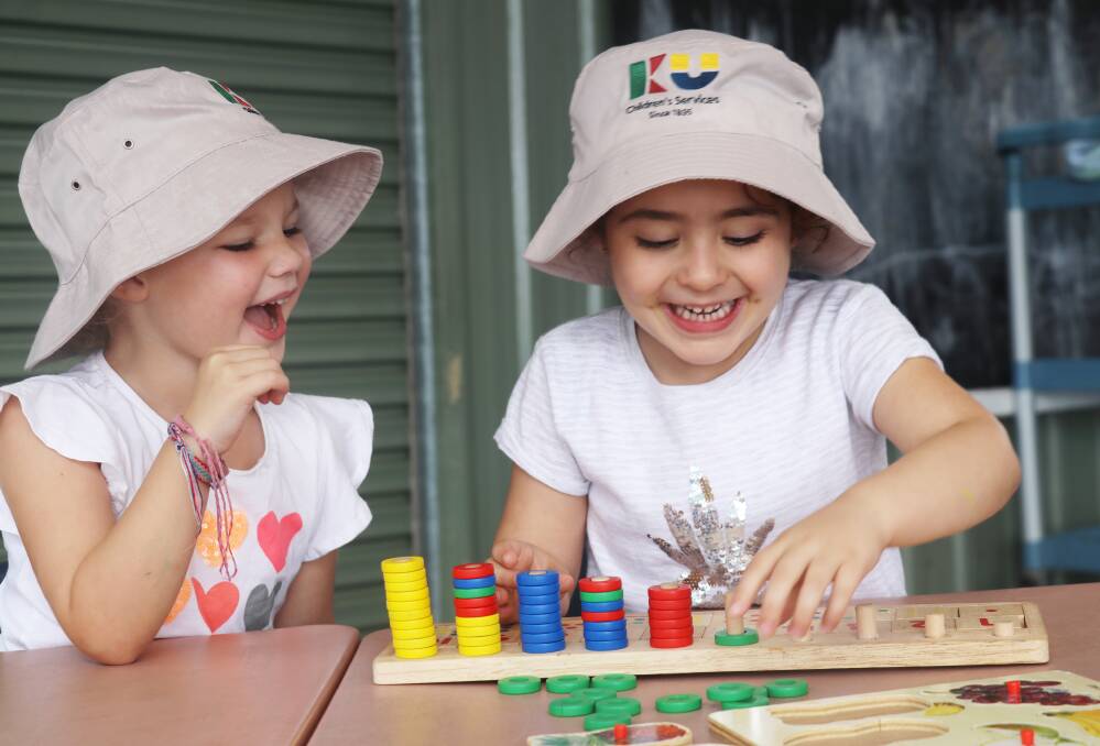 Fun while learning: KU Children's Services has five centres in the Illawarra at Figtree, Gwynneville, Bulli, Corrimal and Wombarra.