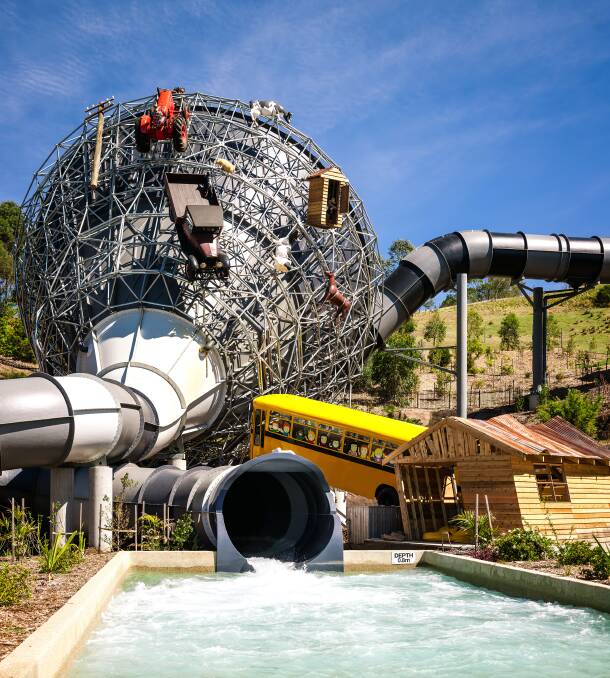 Exhilarating: Experience The Perfect Storm at Jamberoo Action Park. It is the tallest, longest most exciting water ride built of its kind in the world.