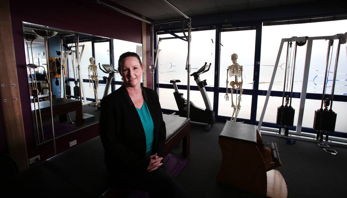 THE BACK-WHISPERER: Donna Oliver from Wollongong Pilates Studio has
developed a unique approach to rehabilitation and movement therapy.