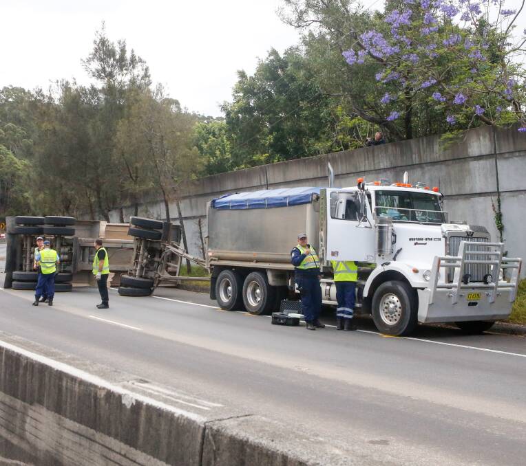 DEFECTIVE: The truck involved in Tuesday's collision has been issued 24 defect notices. Picture: Adam McLean