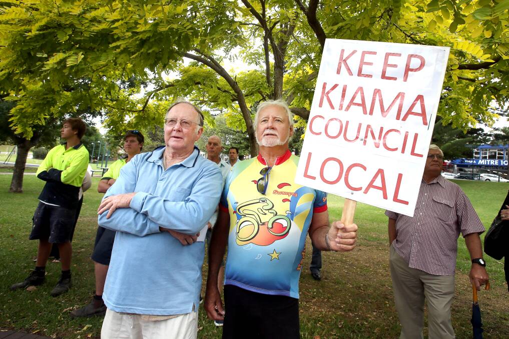 "People are very protective of the beauty of what's been developed here." Kiama resident Bill Chalmers (right). Picture: Sylvia Liber