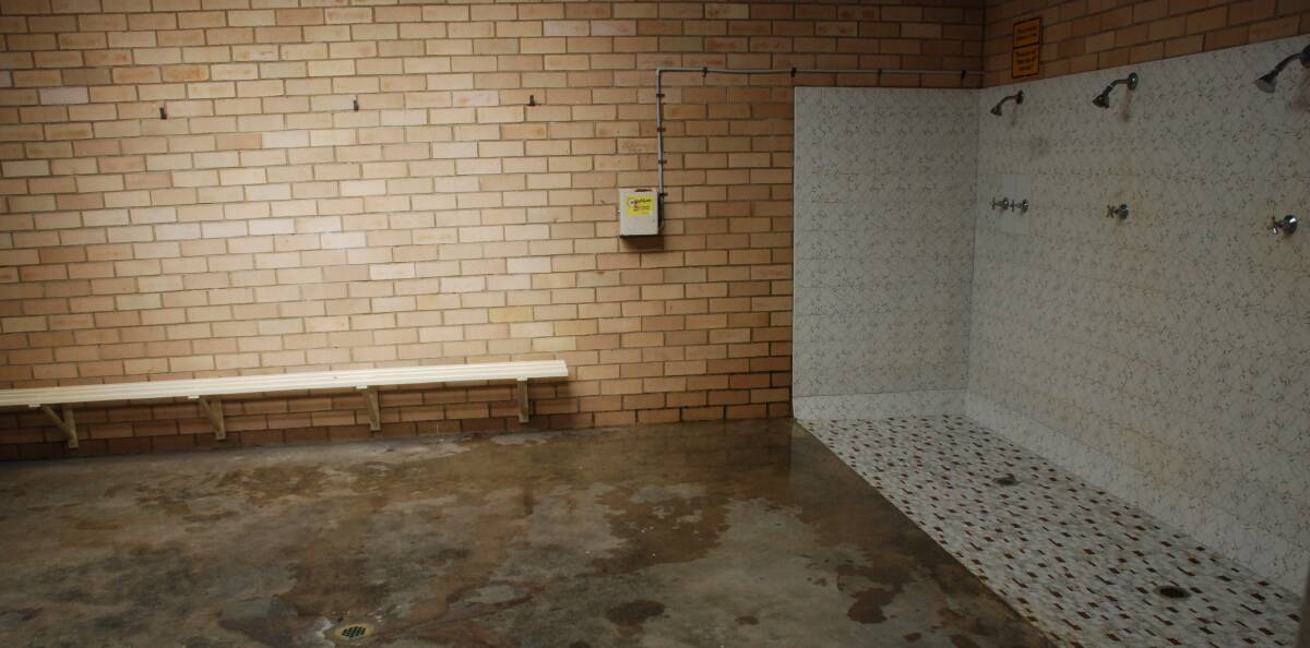 PRIVATE: Police say the holes were on a wall overlooking the women's showers at Helensburgh pool. Picture: Angela Thompson