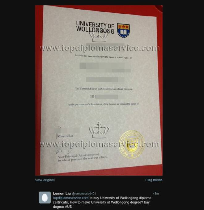 Fake University of Wollongong degrees prompt security upgrade