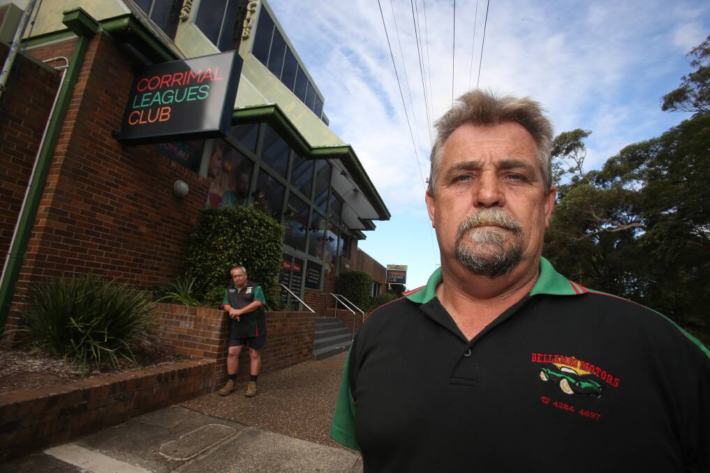 NO WARNING: Former CEO Paul Balfour and senior league football club president Dave Adams say they were kept in the dark about the club's closure. Picture: Robert Peet