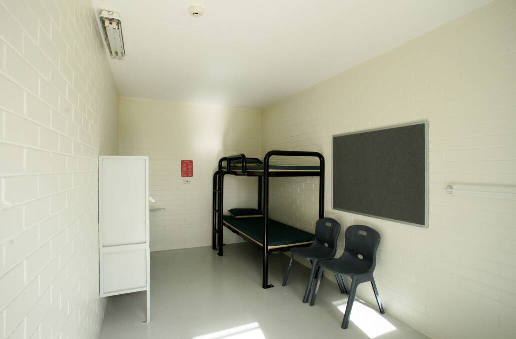 A cell at the Unanderra Reintegration Centre, pictured at the facility's opening day in June. Picture: Adam McLean