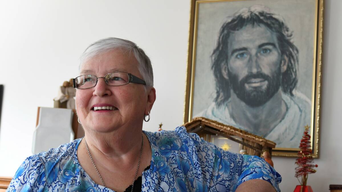 Staying faithful: Jean Dumaresq's son was among the dozens of Gerald Ridsdale's victims when he was an altar boy in Lake Bolac. Picture: Lachlan Bence  