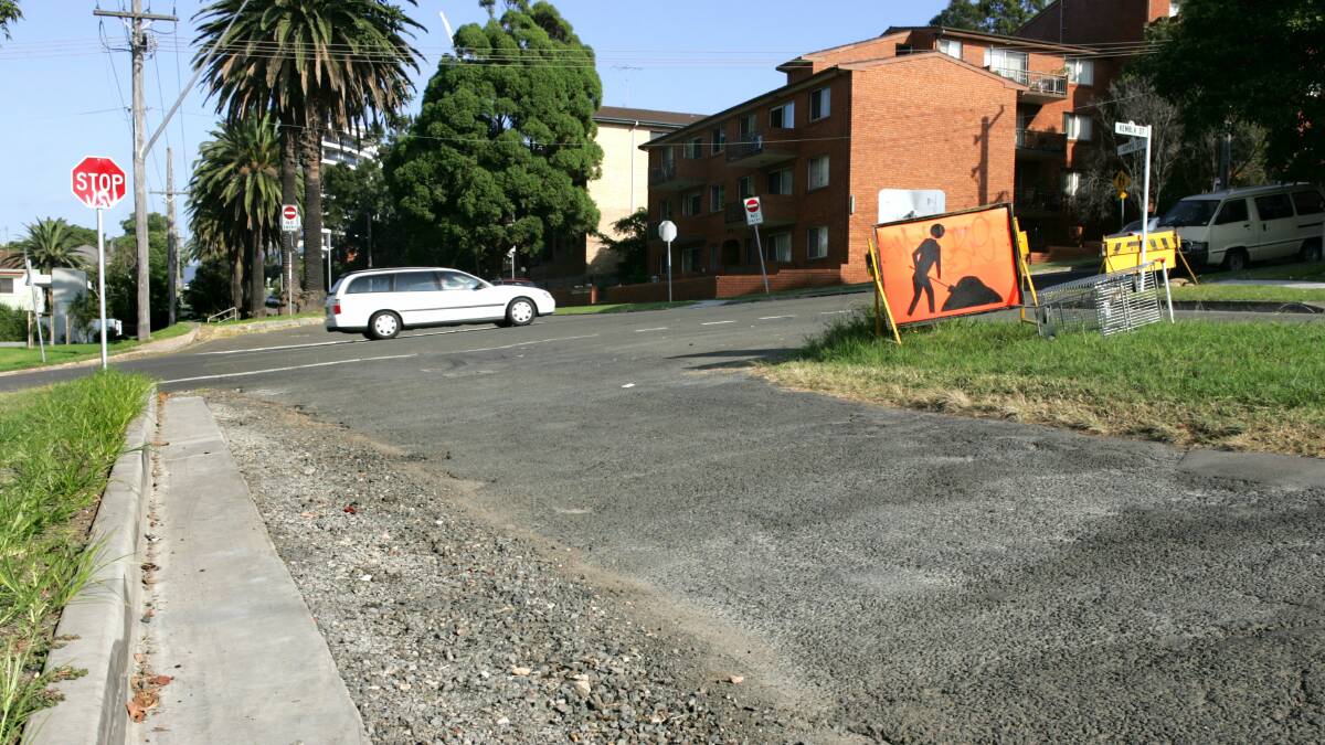 File picture of a road needing work in Wollongong. Picture by Illawarra Mercury
